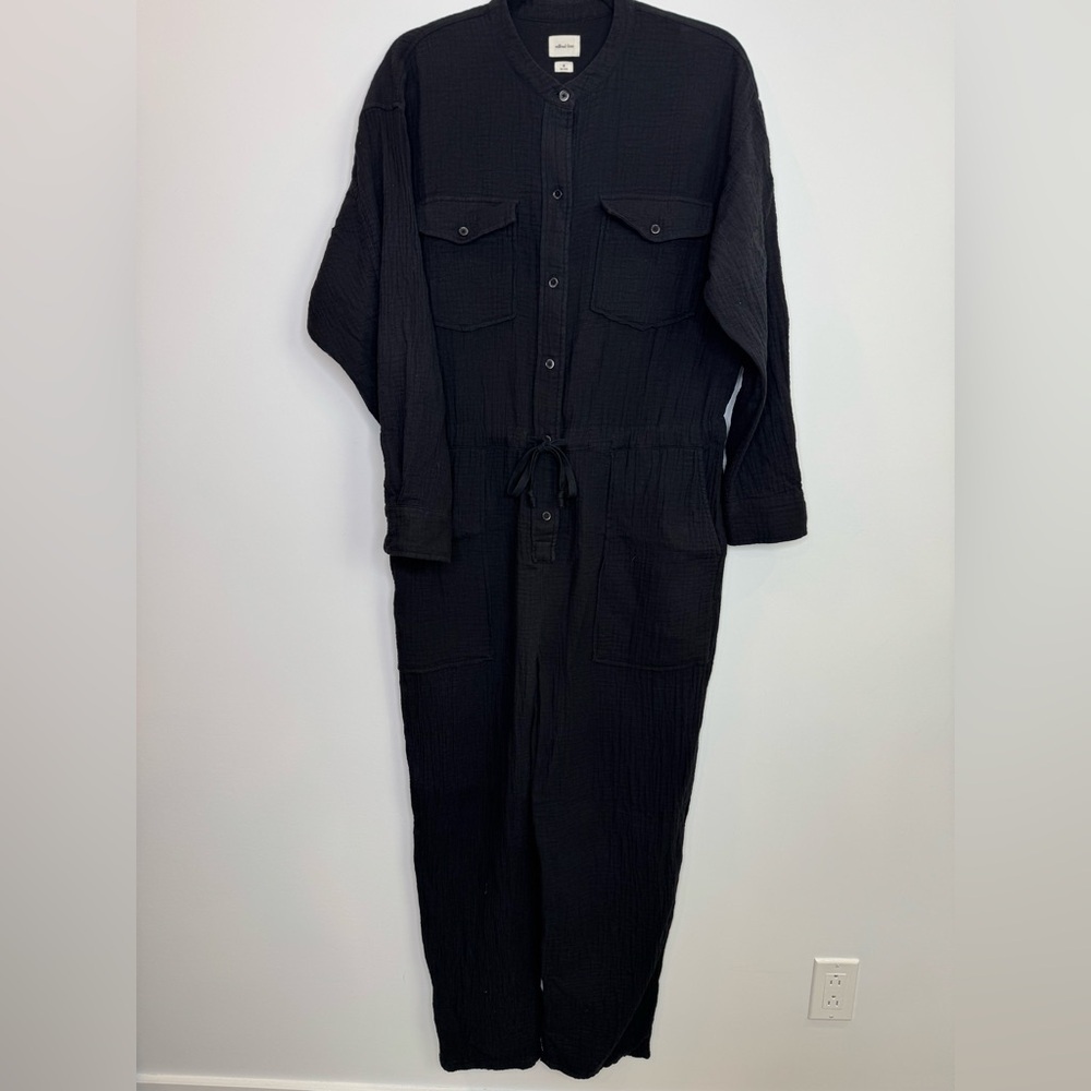 Wilfred COTTON Black Orne Jumpsuit M